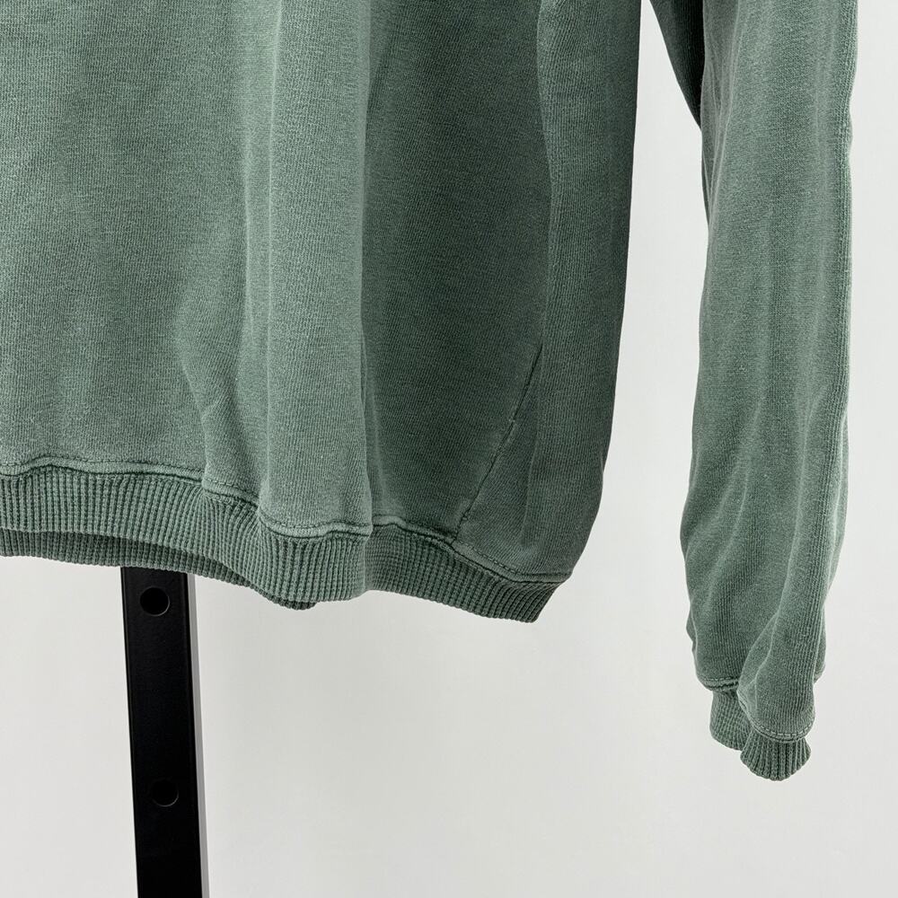Vintage 90s Northwestern College Crewneck Sweatshirt Green Somers USA XXL - Picture 6 of 7